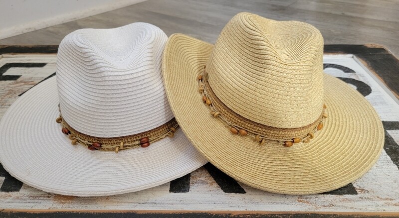 CC Beaded Panama Hat