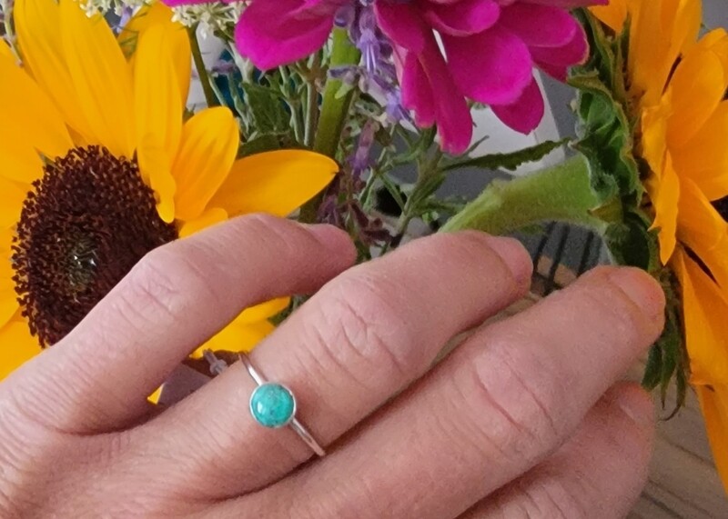 Union Metals Turq Rings