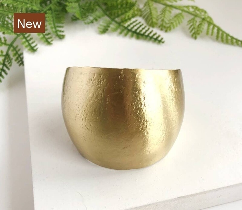 Cabochon Cuff- Gold