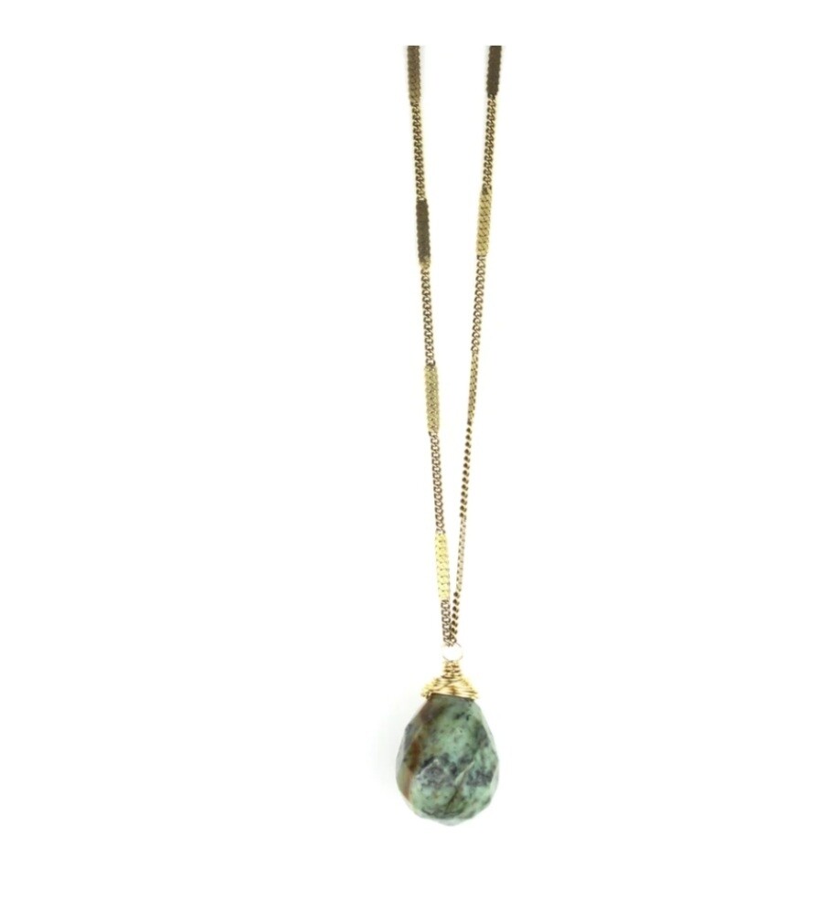 Zara Drop African Turquoise
