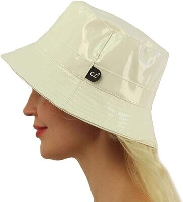 CC White Rain Bucket Hat