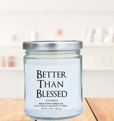 Better Than Blessed Candle Clean Breeze