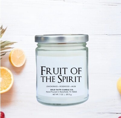 Fruit Of The Spirit Candle Lemongrass+Rosewood+Musk