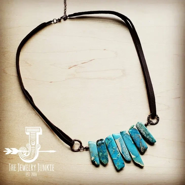 Imperial Jasper Slab Collar Necklace