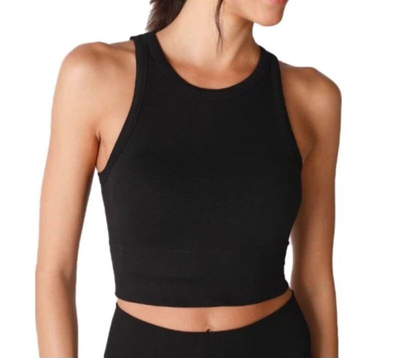 Nikibiki Chevron Crop Top