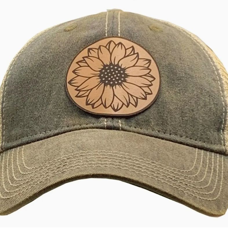 Sunflower Leather Patch