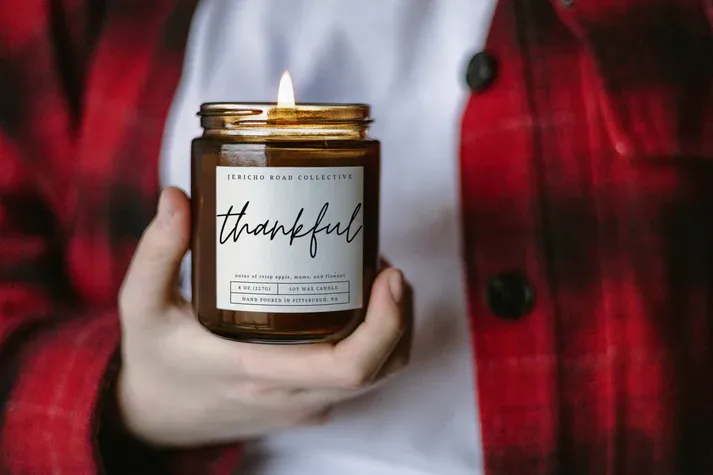 Thankful Candle
