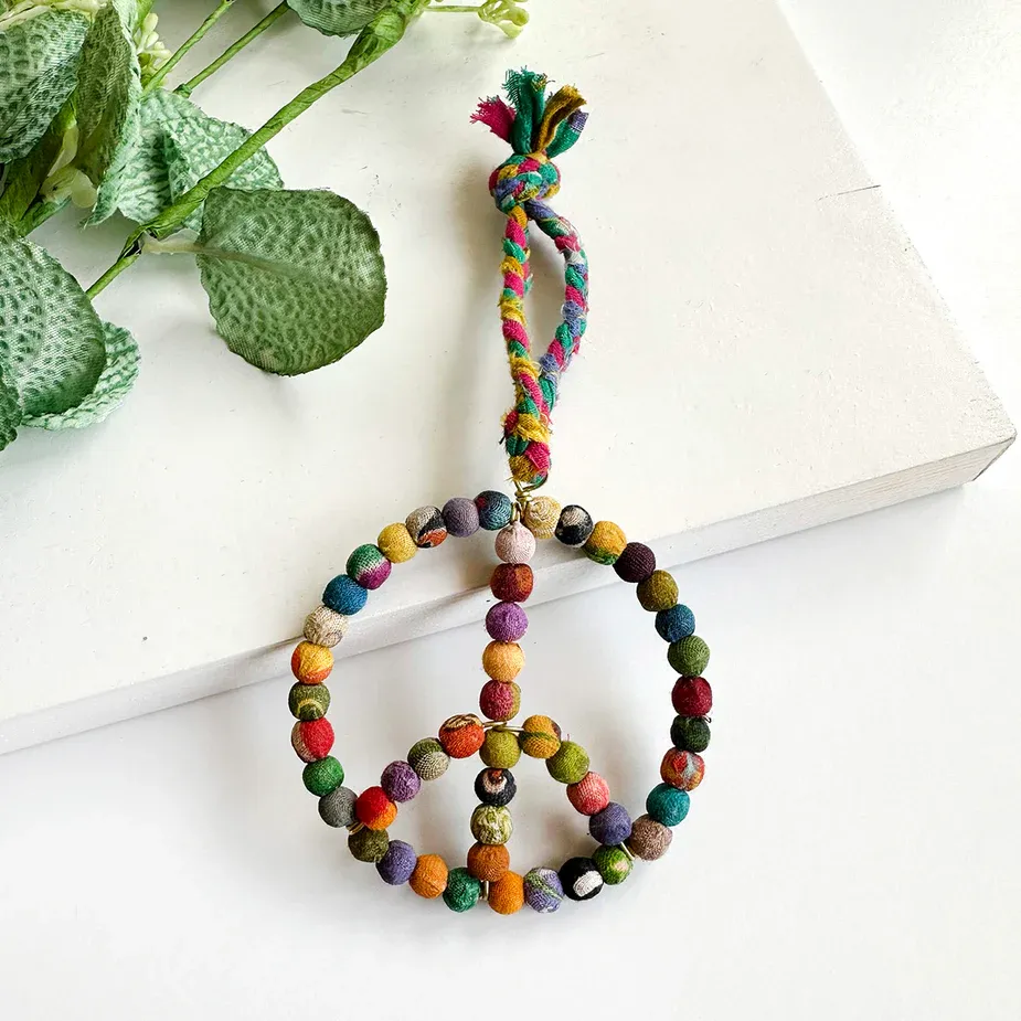 Kanatha Peace Sari Ornament
