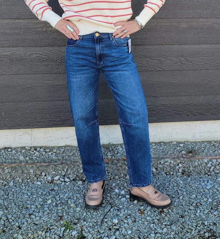 Kut Ashley High Rise Slouchy Barrel