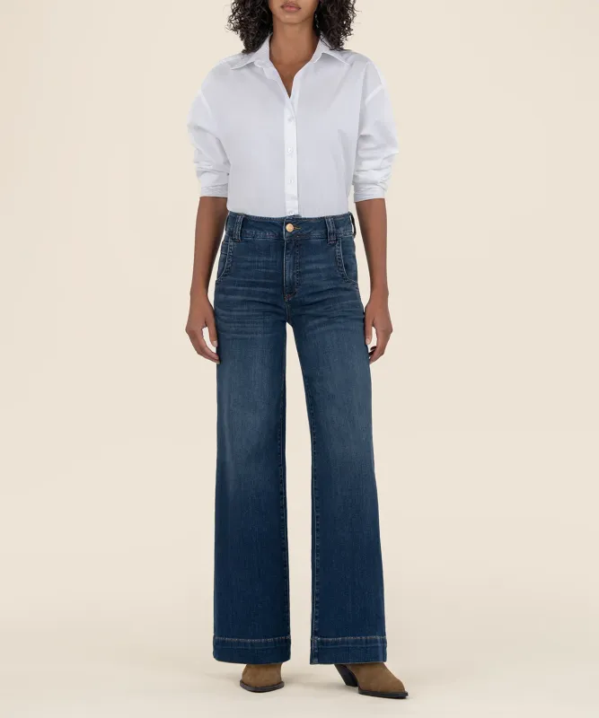 Kut Meg High Rise Wide Leg Decisive
