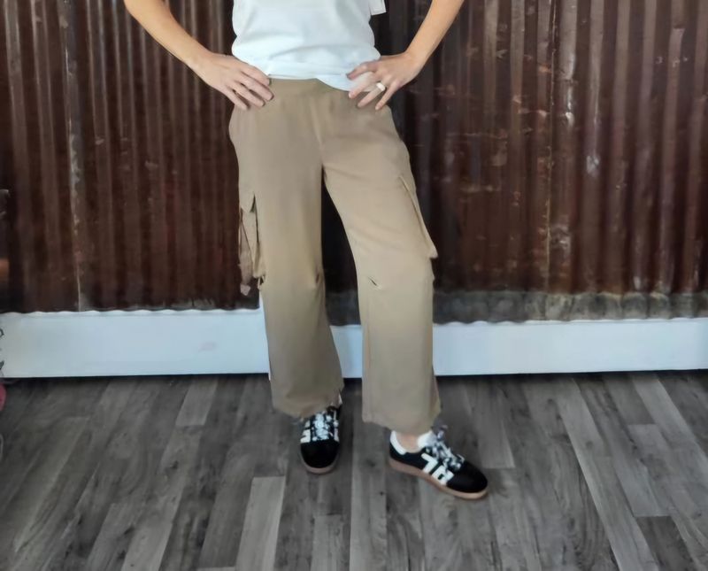 Liverpool Parachute Cargo Pants Palo Santo