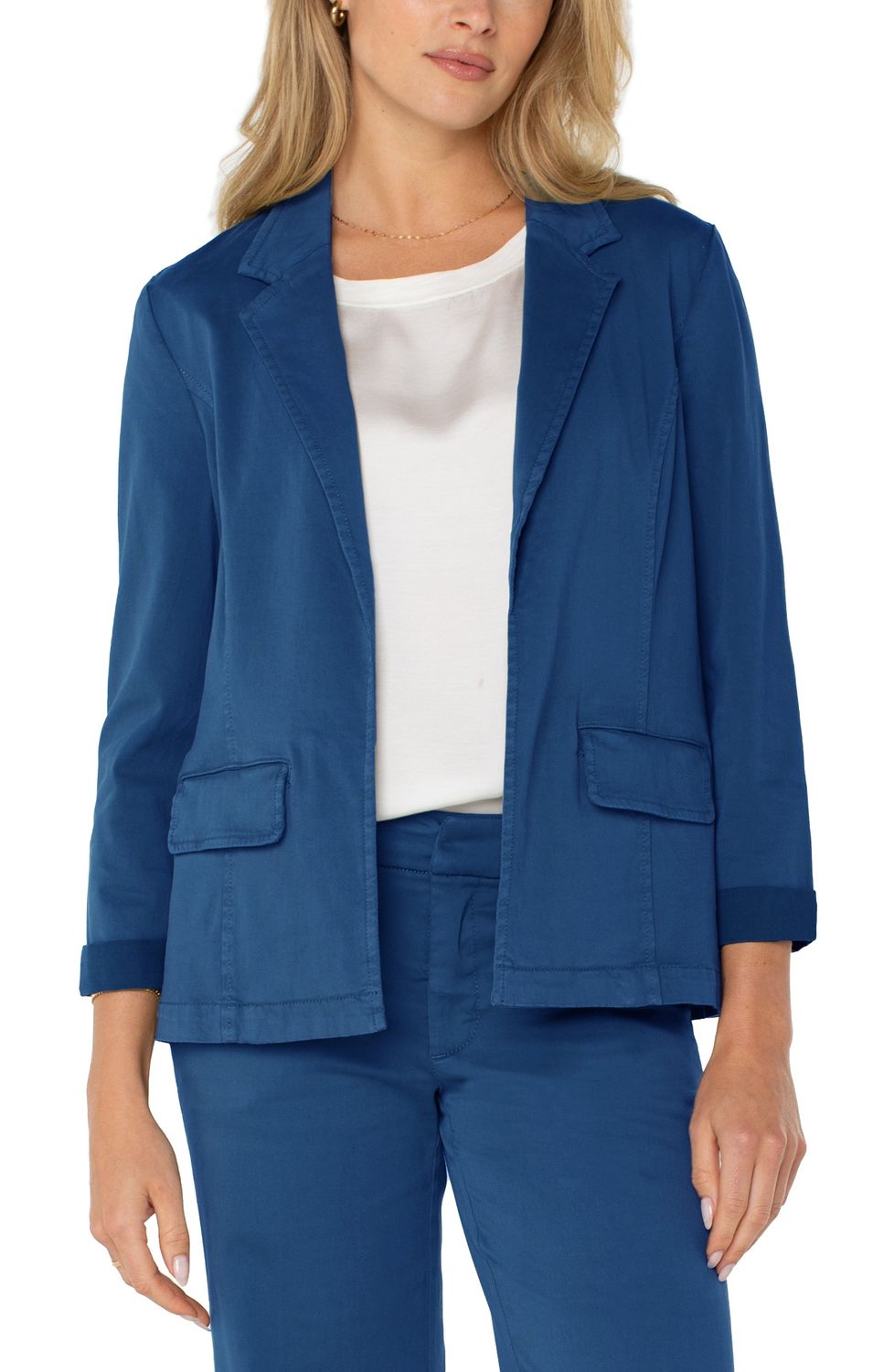 Liverpool Fitted Blazer Goddess Blue