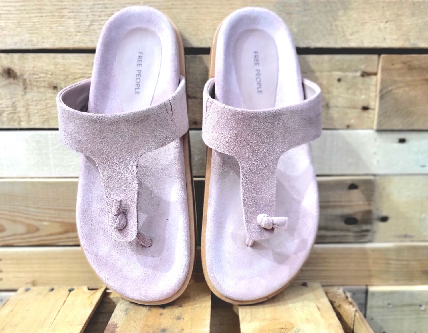 Free People Mika Footbed Orchid Ice