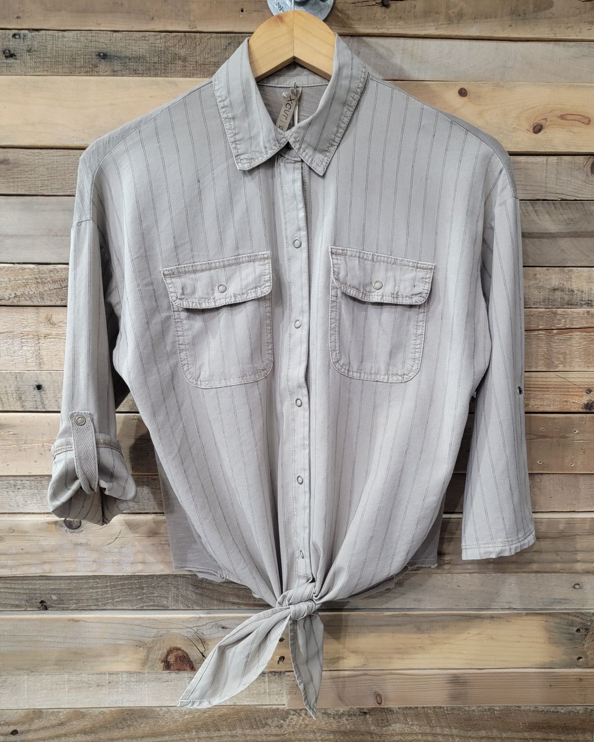 Xcvi Kato Tie Front Top