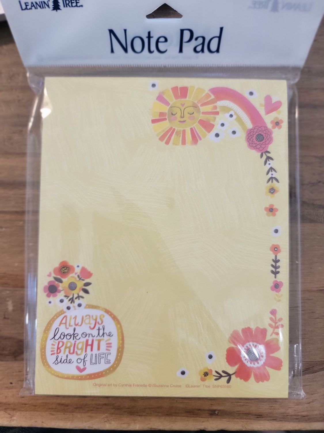Note Pad Always Look On The Bright Side