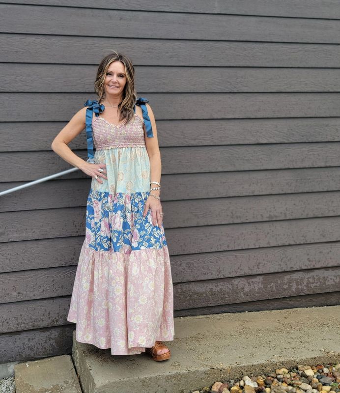 Free People Bluebell Maxi Antique Combo