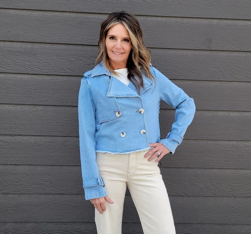 Kut Ophelia Crop Jacket