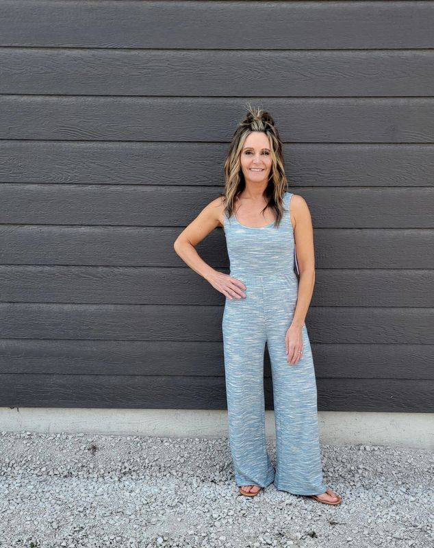Threads 4 Thought Ayesha Marble Rib Twist Jumpsuit