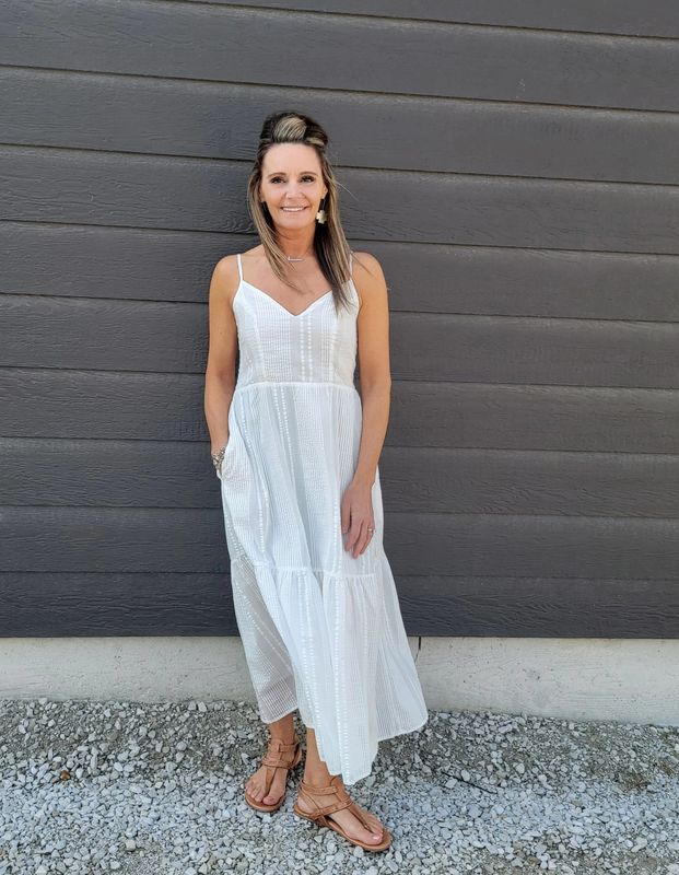 Elan White Sun Dress