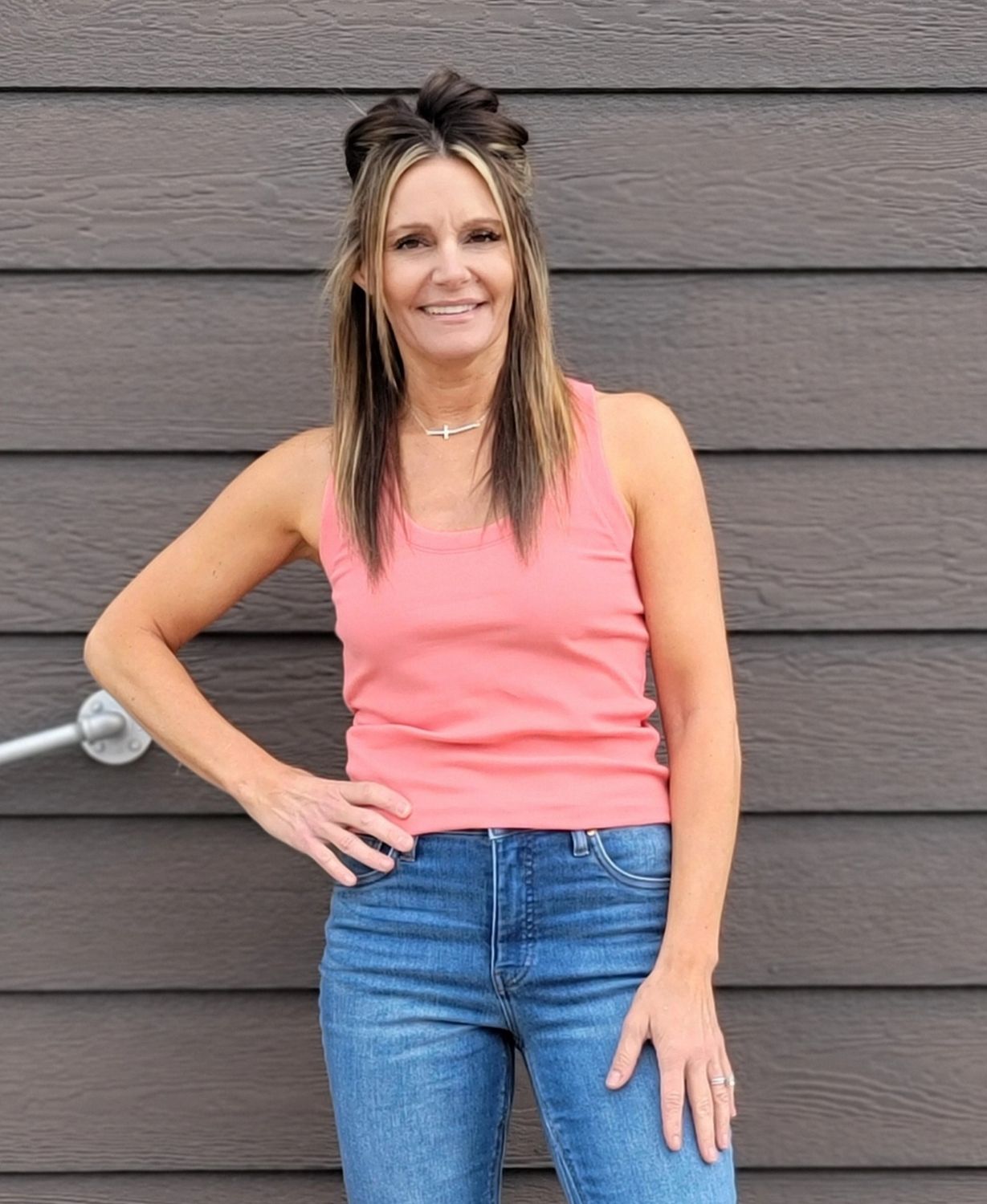 Z Supply Sirena Tank Sunset Pink