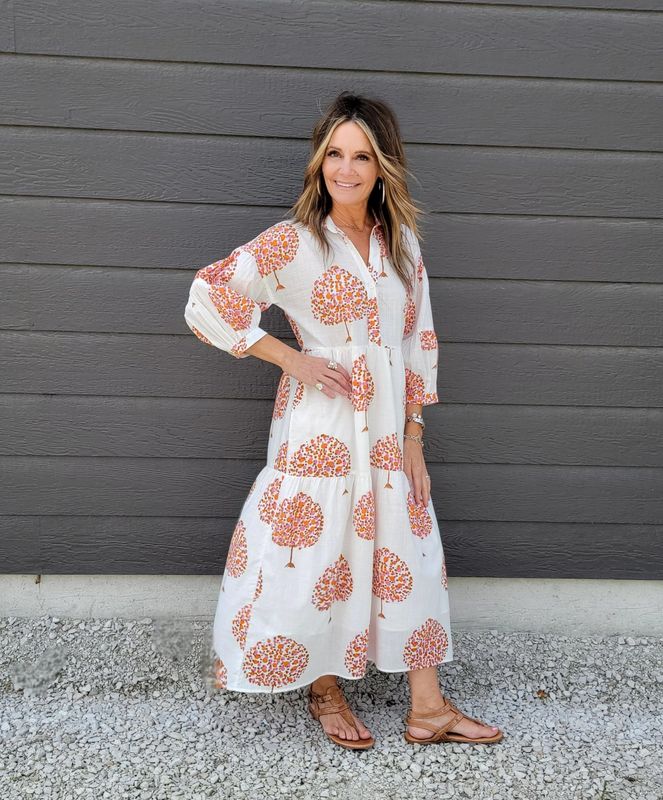Uncle Frank Confetti Trees Dress