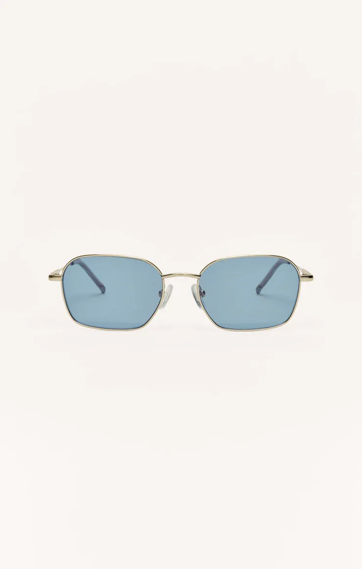 Z Supply Lido Gold Light Blue