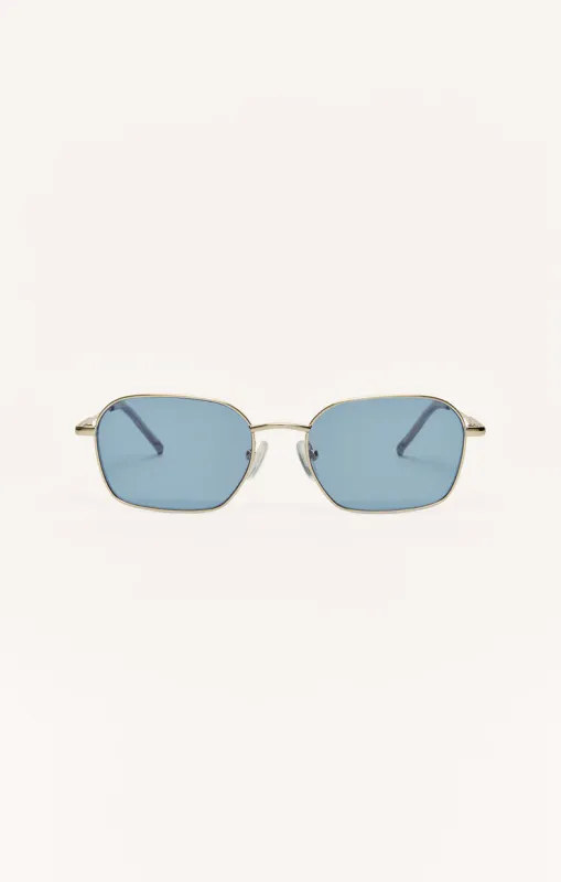 Z Supply Lido Gold Light Blue