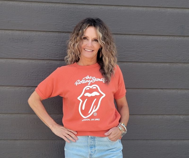 People Of Leisure Rolling Stones Short Sleeve Raglan