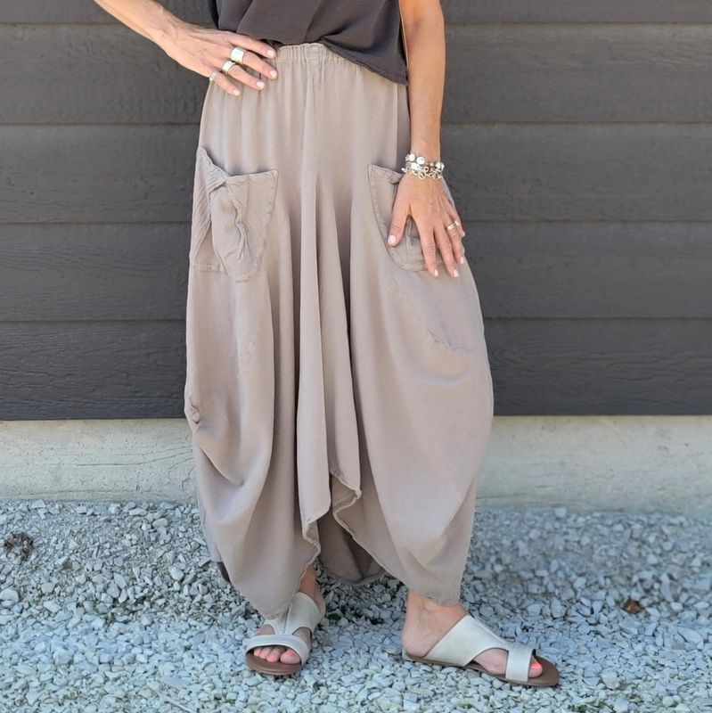 Oh My Gauze Robin Taupe Skirt