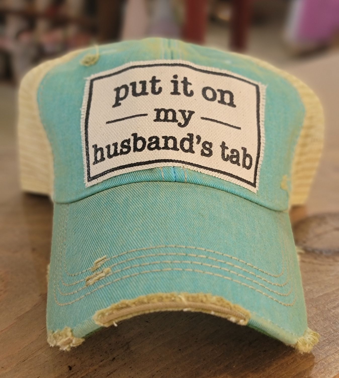 Husband&#39;s Tab Cap