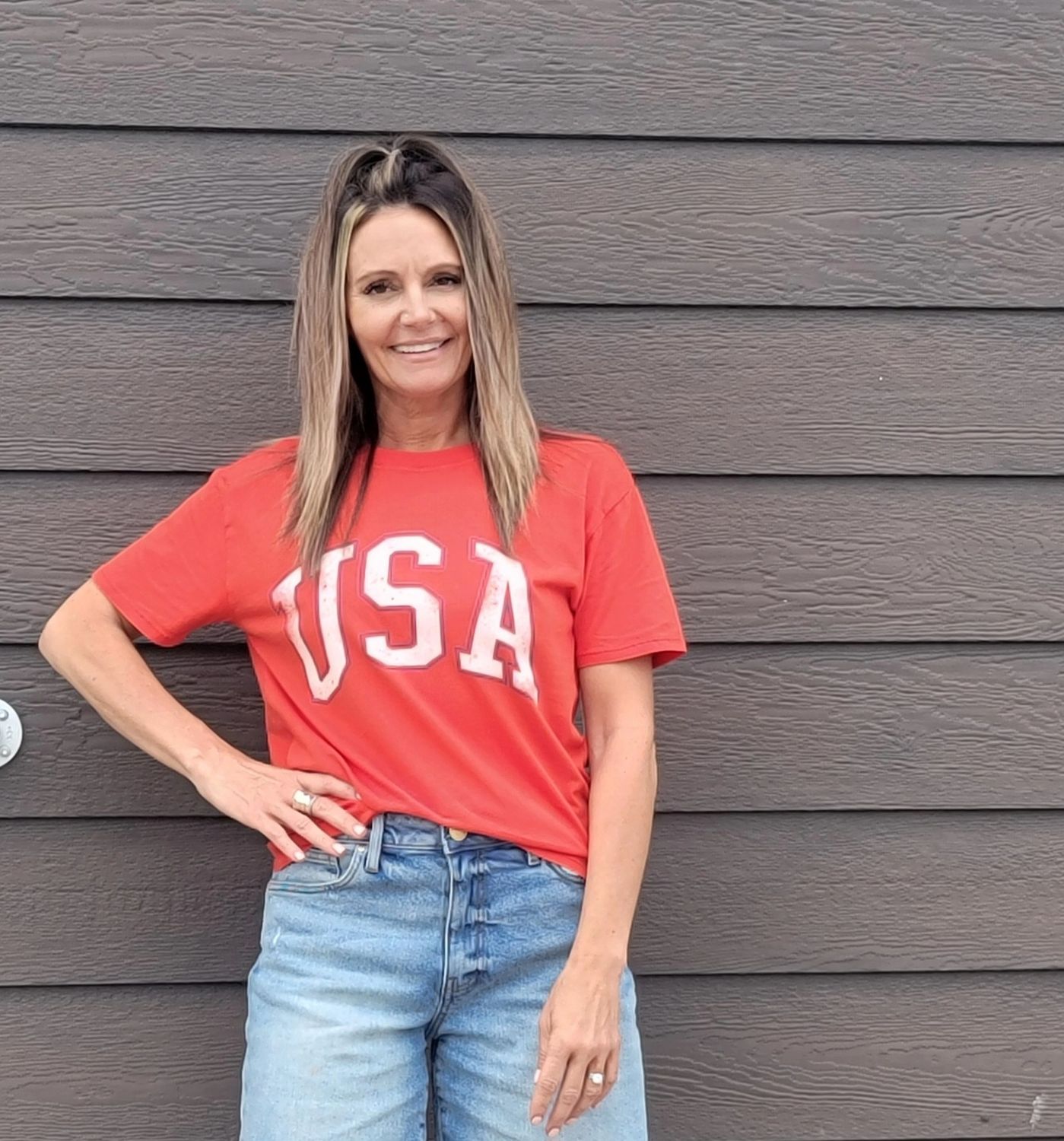 Z Supply Usa Boyfriend Tee