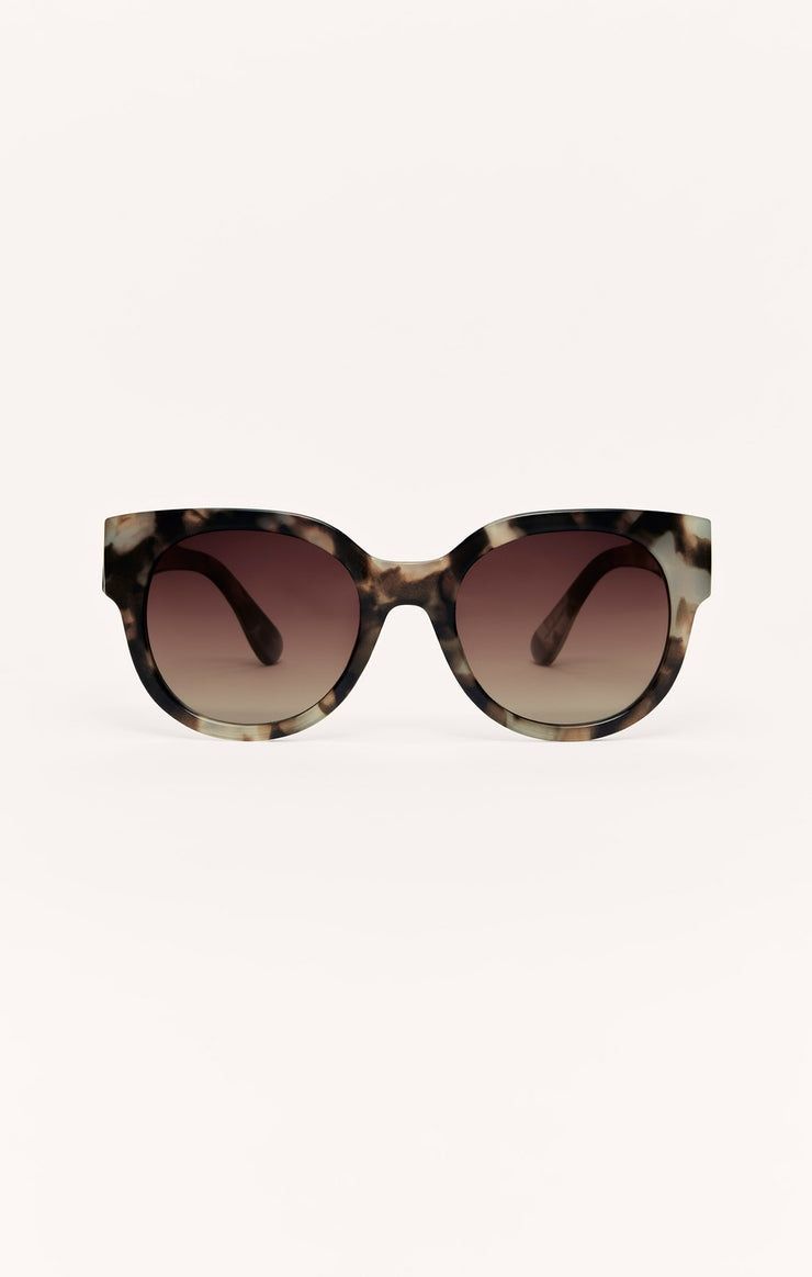 Z Supply Lunch Date Marbled Tort-Bronze Polarized