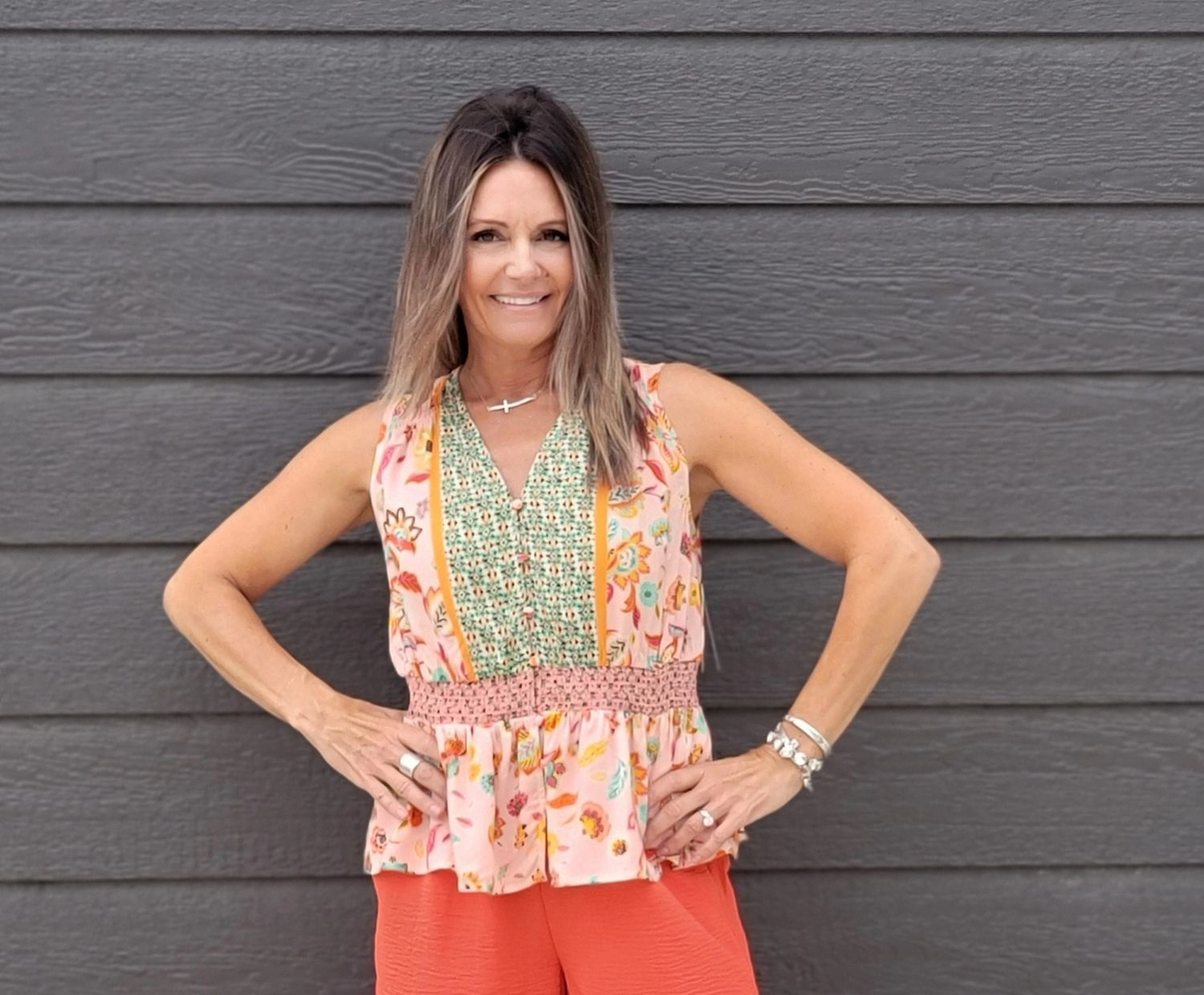 Liverpool Multi Floral Top