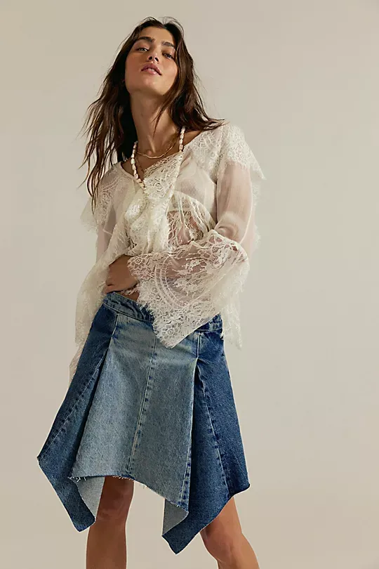 Free People Wild River Handkerchief Small Talk