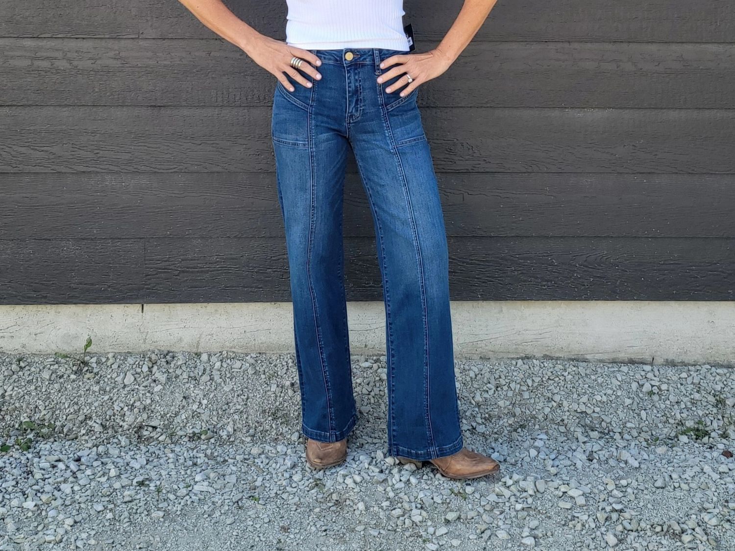 Kut Jean High Rise Wide Align