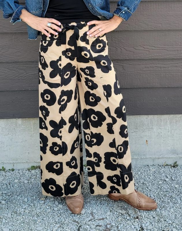 Ivy Jane Khaki Slouch Pocket Pants