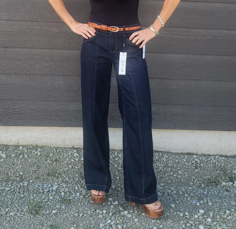 Liverpool Trouser Wide Leg Indigo