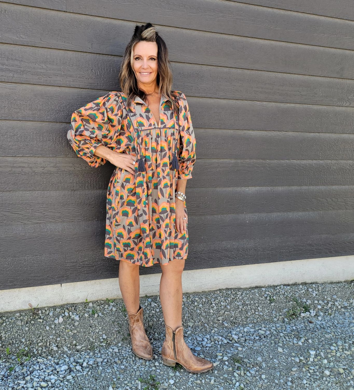 Uncle Frank Crazy Blooms Dress