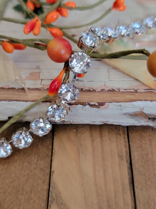 Silver 8mm Crystal Bracelet Silver 8mm Crystal Bracelet