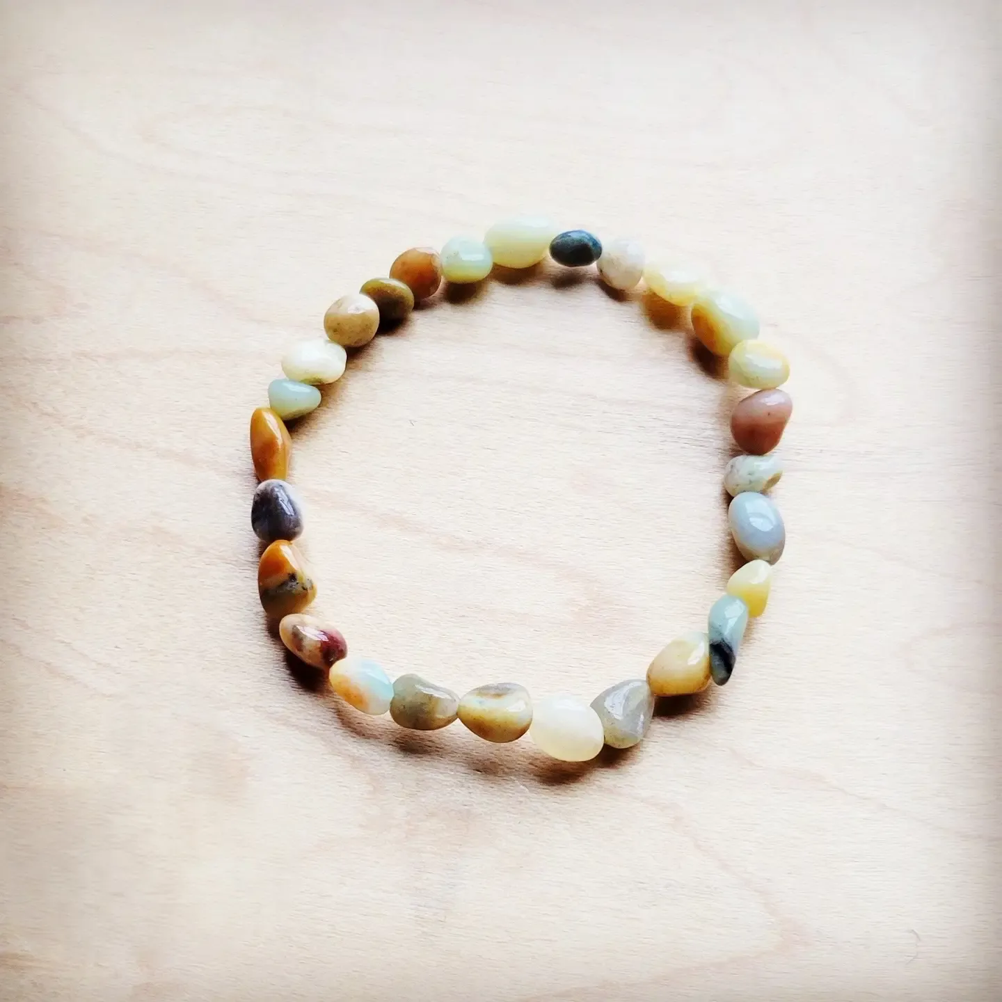 Amazonite Beaded Stretch Bracelet