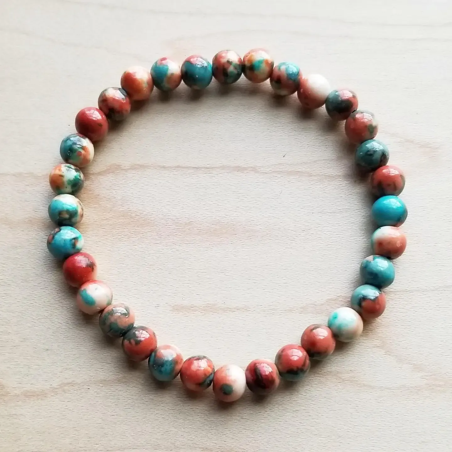 Multi Turquoise Stretch Bracelet