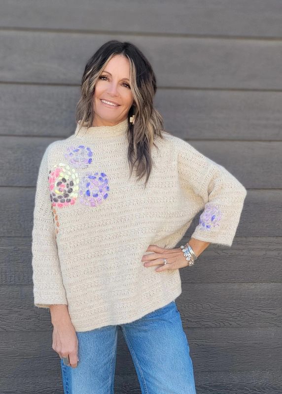 John Mark Embroidered Sweater John Mark Embroidered Sweater