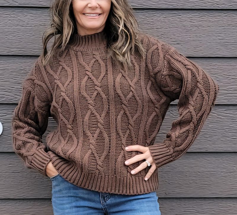 Elan Tristian Sweater Cocao Elan Tristian Sweater Cocao