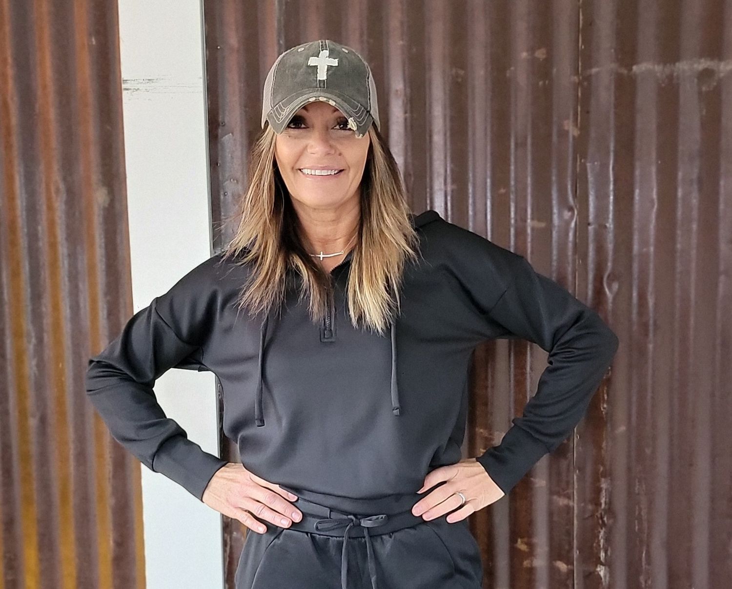 Verae Sofia Black Hoodie