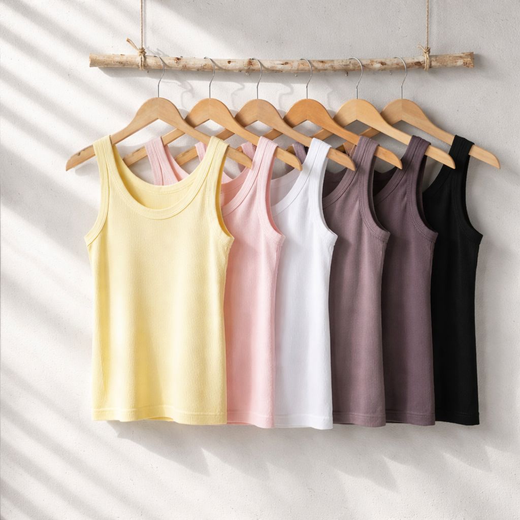 Nikibiki Reversible Ribbed Tank