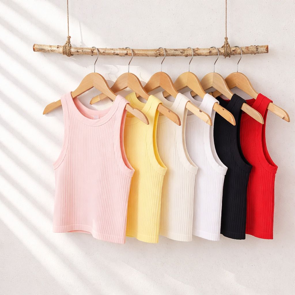 Nikibiki Wide Ribbed Tank Top Nikibiki Wide Ribbed Tank Top