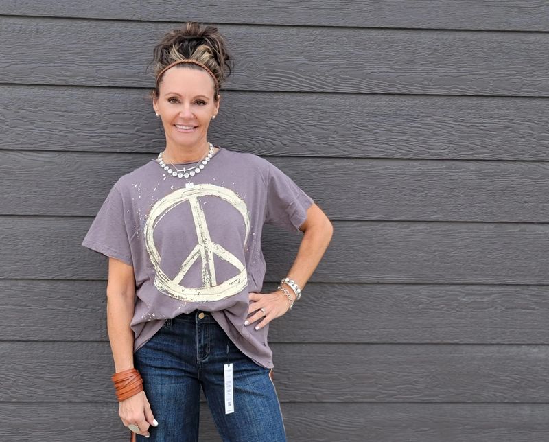 Kyla Seo Peace Tee Kyla Seo Peace Tee