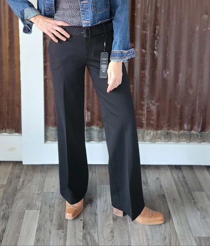 Liverpool Kelsey Belted Wide Leg Trouser