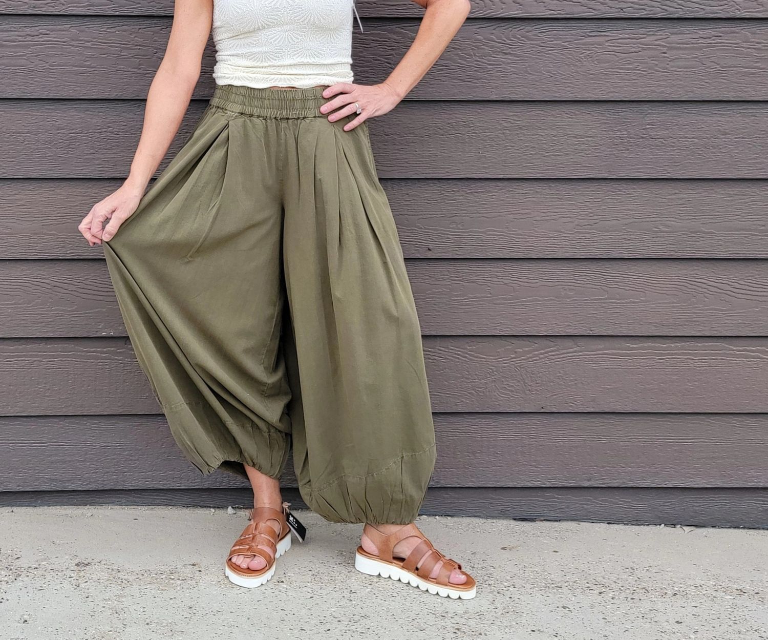 Free People Moonflower Solid Balloon Sage