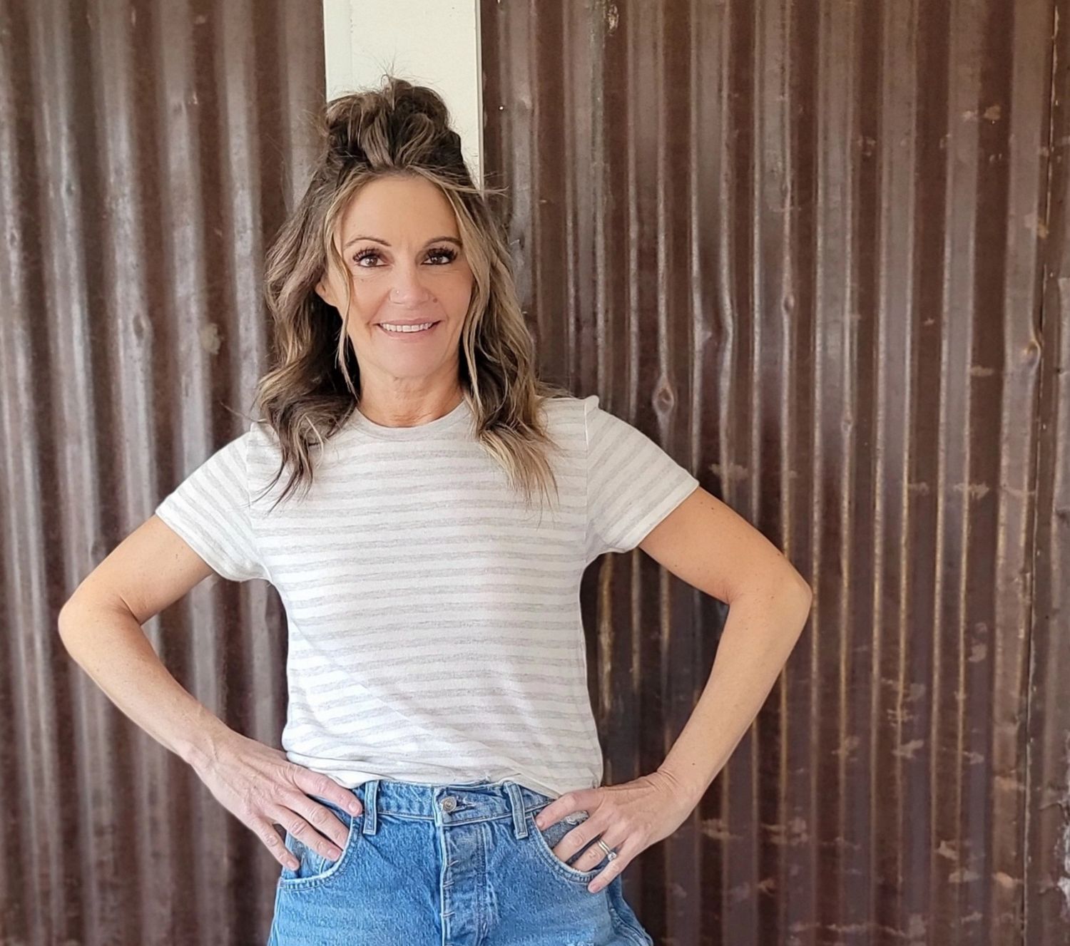 Z Supply Tourist Striped Tee Natural